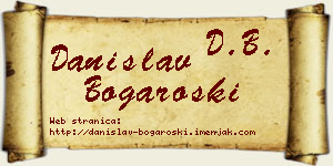 Danislav Bogaroški vizit kartica